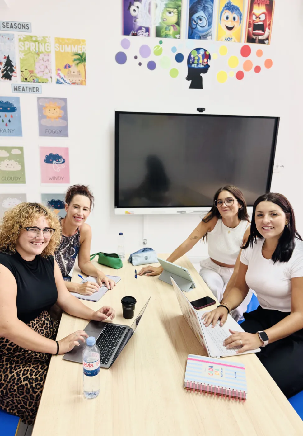 Profesores durante una formación interna